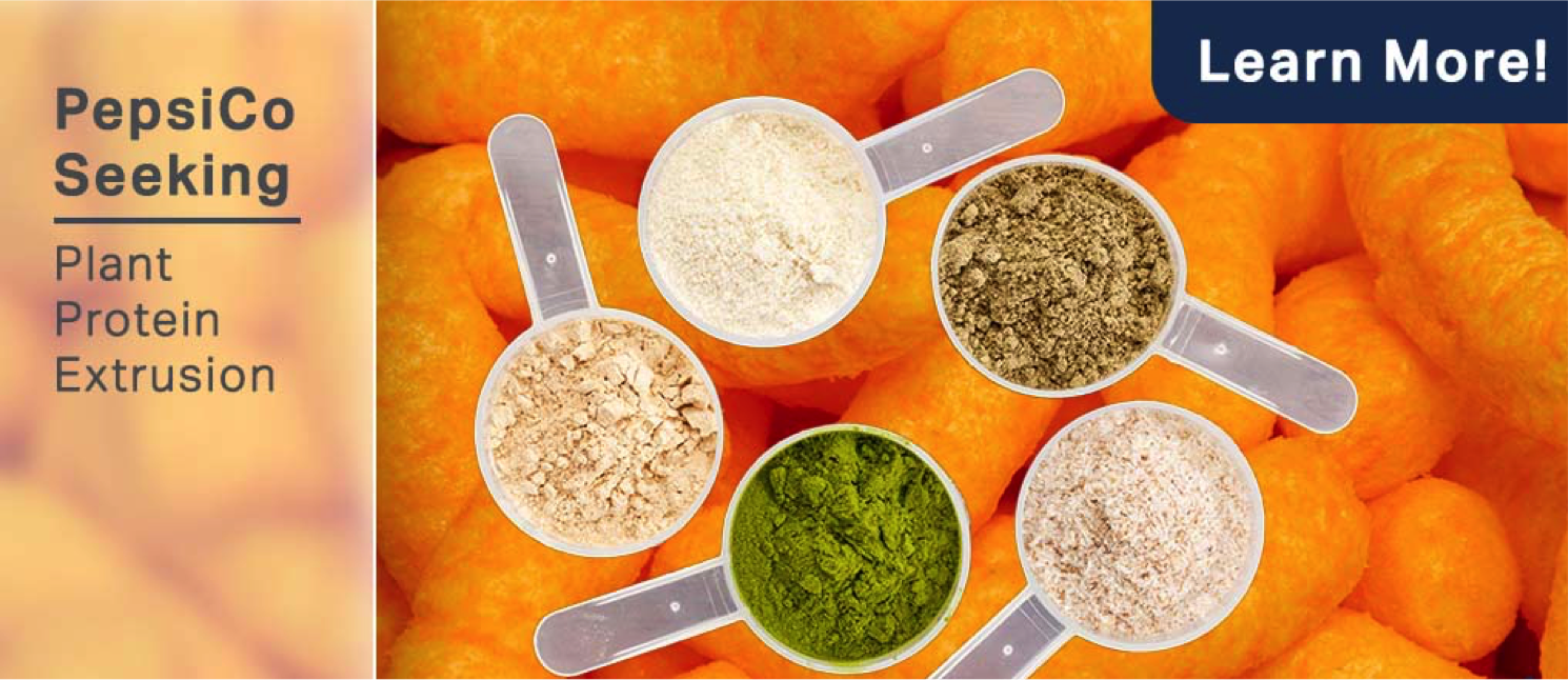 Seeking expertise to develop a model to understand processing of plant proteins in extrusion  for snack product development